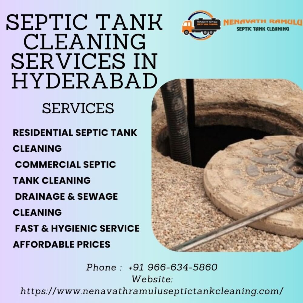 Septic Tank Cleaning Services in Hyderabad