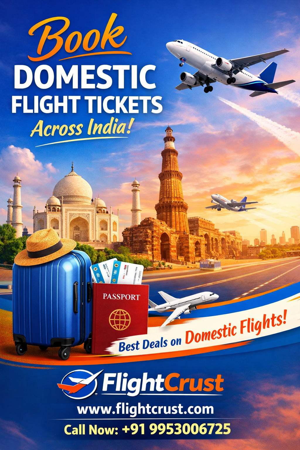 Best Travel Company in Noida & Delhi NCR – Flight Crust Travel Agency