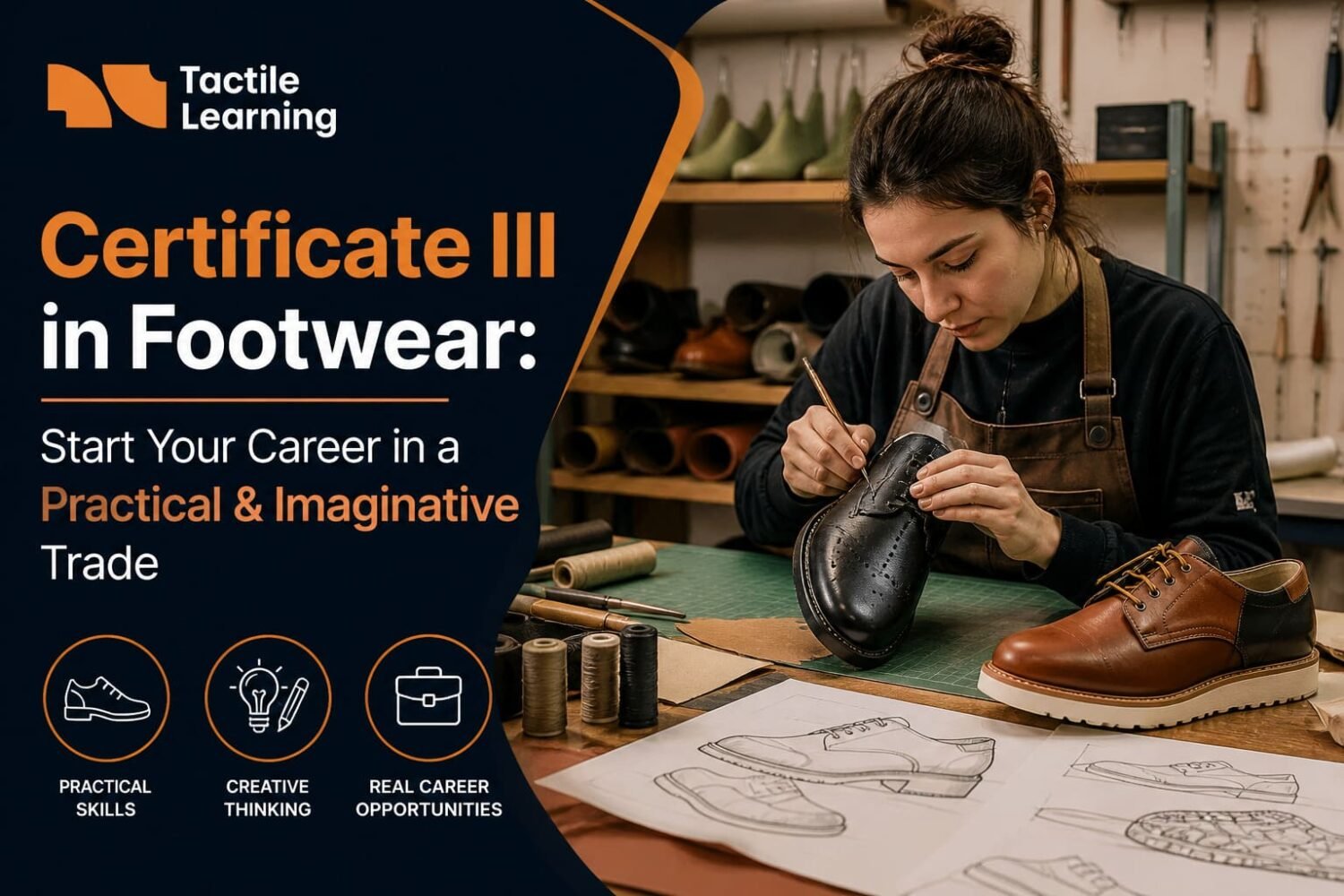 Certificate III in Footwear: Start Your Career in a Practical & Imaginative Trade
