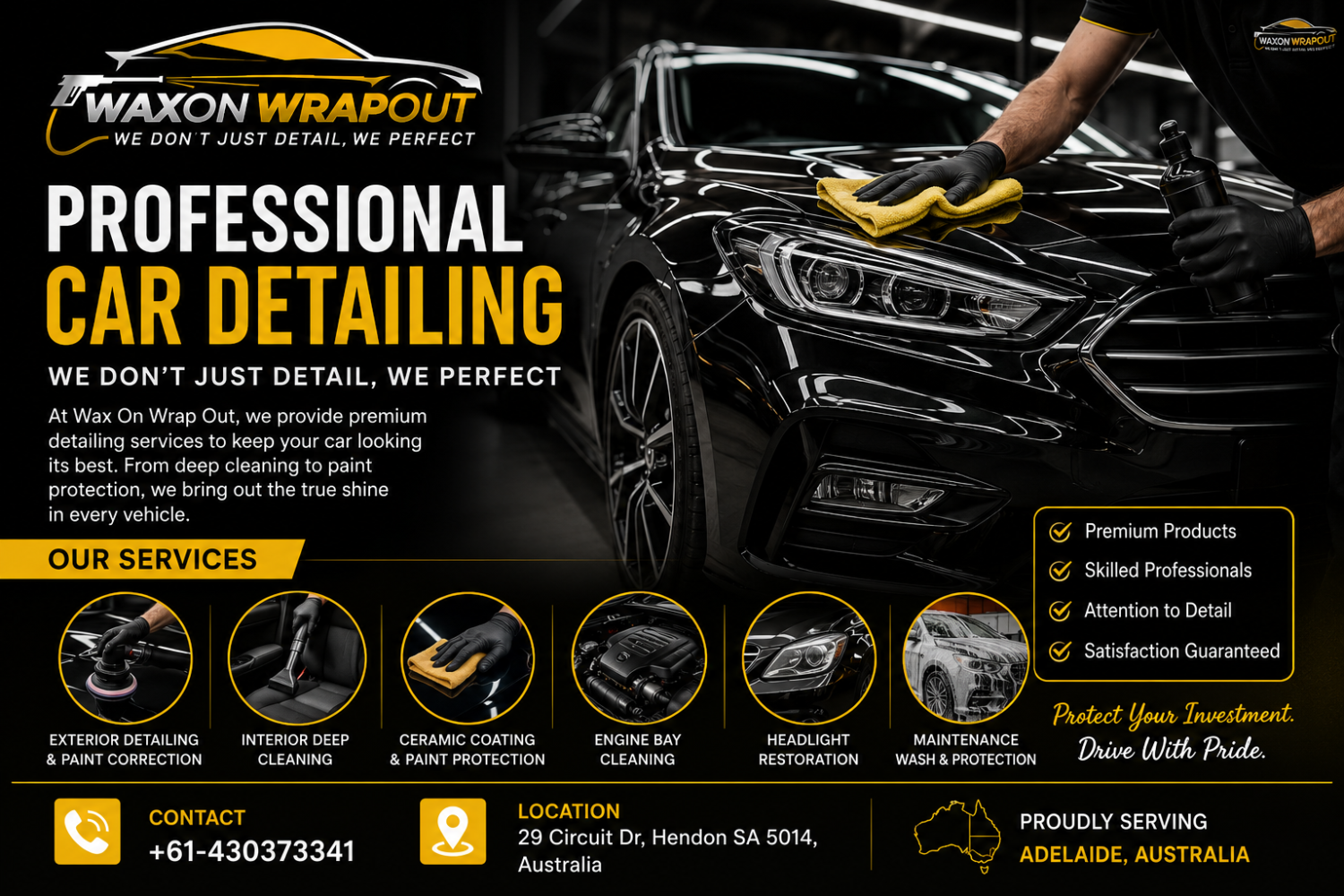 Professional Car Detailing Adelaide – Restore Your Vehicle’s Shine