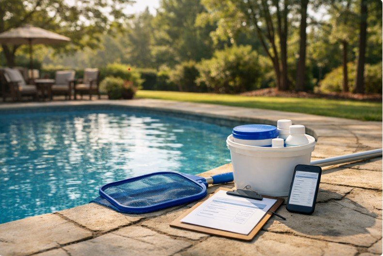 Bluewater Pool Care LLC: Green Pool Cleanup Services for Restoring Pool Water