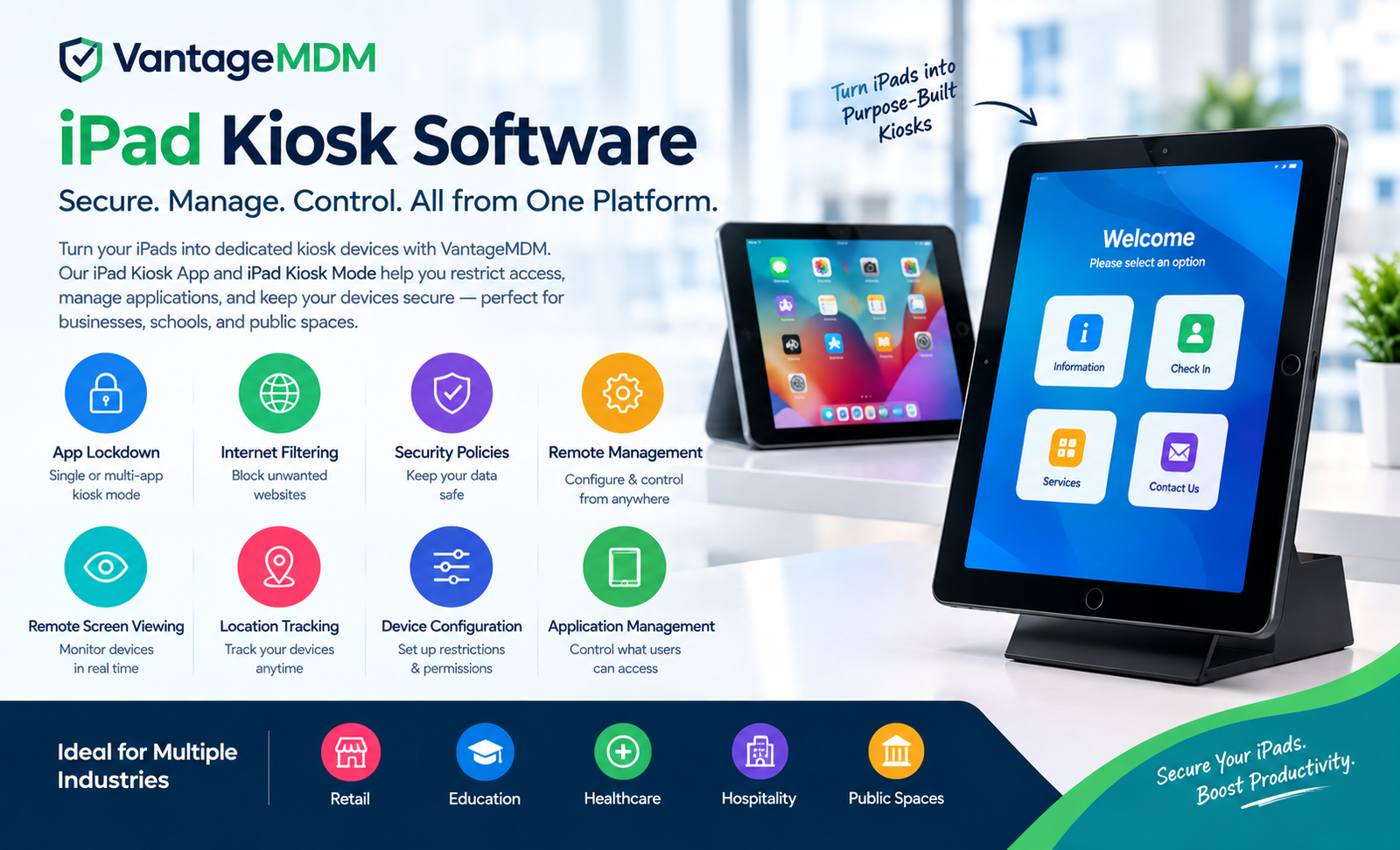 iPad Kiosk Software
