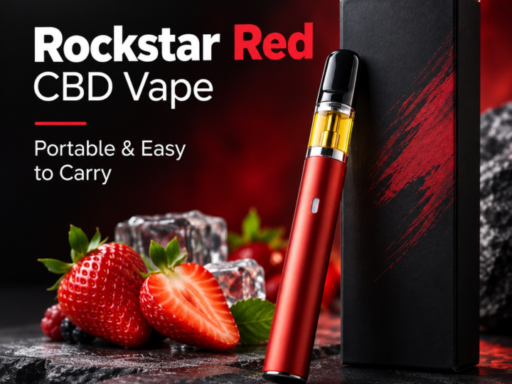 Rockstar Red CBD Vape – Flavorful & Portable Design