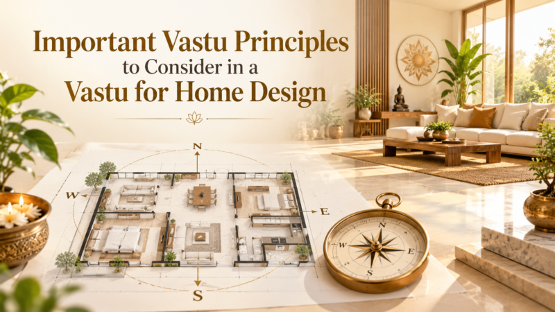 Important Vastu Principles to Consider in a Vastu for Home Design