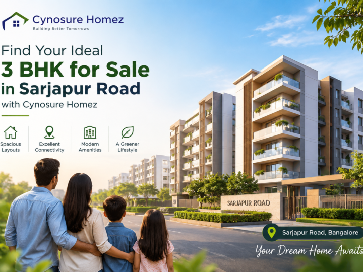 Find Your Ideal 3 BHK for Sale in Sarjapur Road with Cynosure Homez