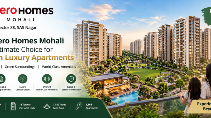 Why Hero Homes Mohali Is the Ultimate Choice for Modern Luxury Apartments