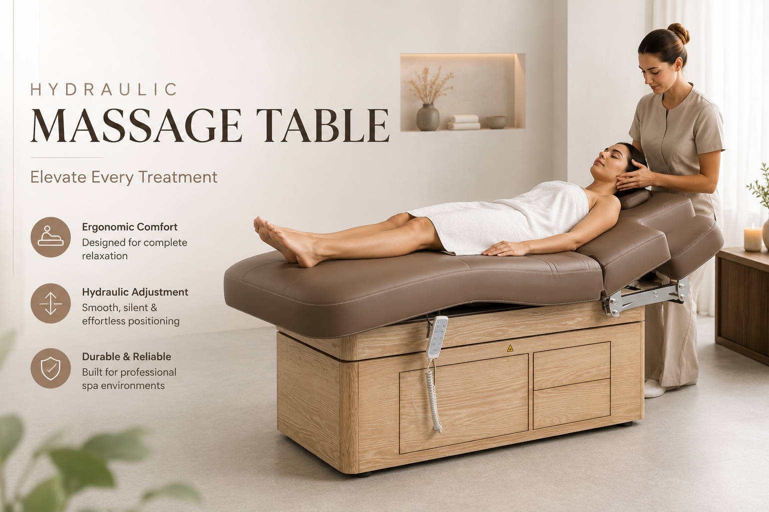 Hydraulic Massage Bed Selection Guide for Spa Treatment Rooms