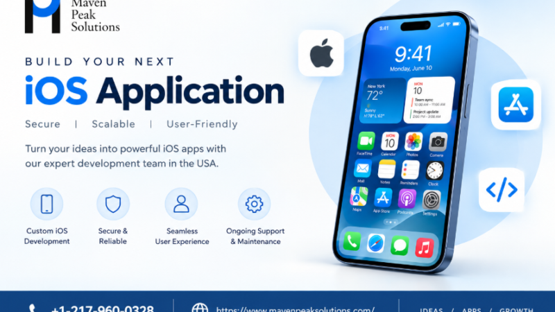 Custom iPhone App Development Services for US Businesses