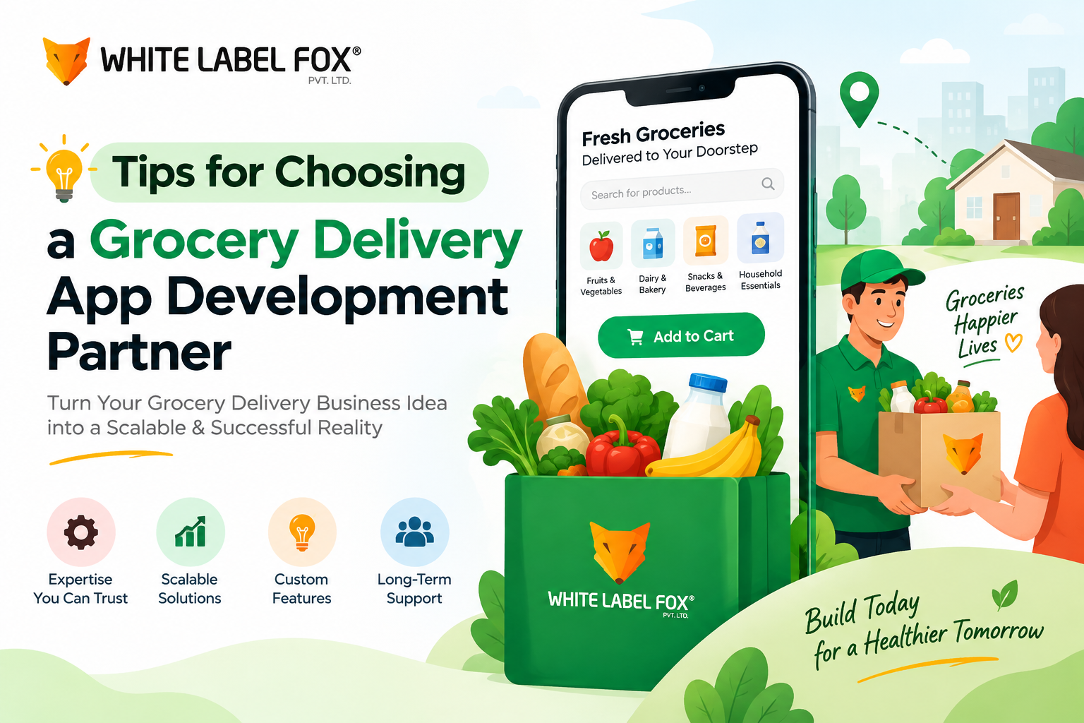 Tips for Choosing a Grocery Delivery App Development Partner