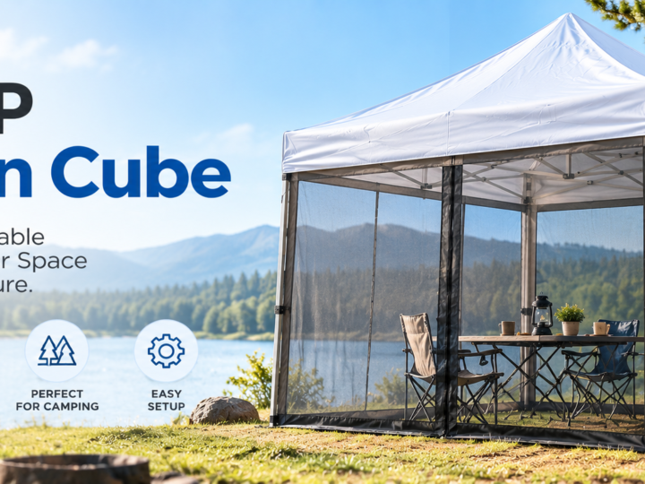 LED Screen Cube for Outdoor Camping and Recreation