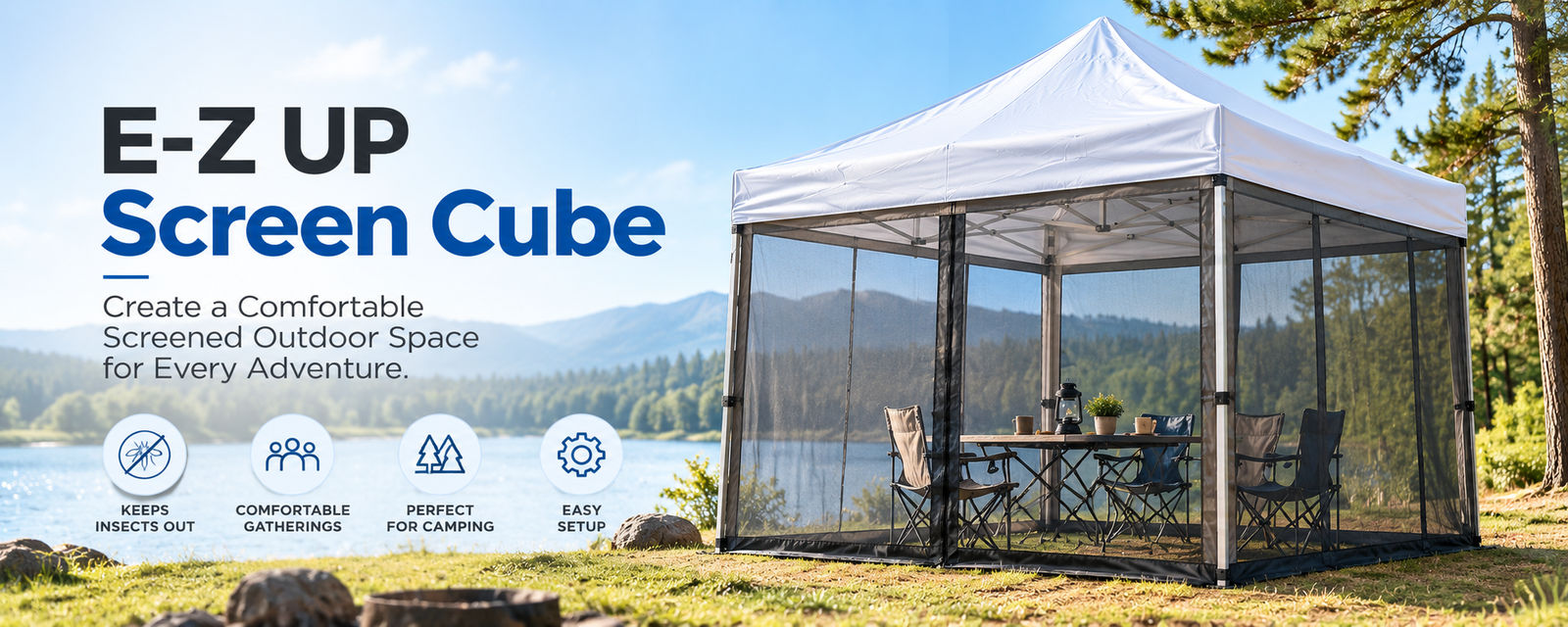 LED Screen Cube for Outdoor Camping and Recreation