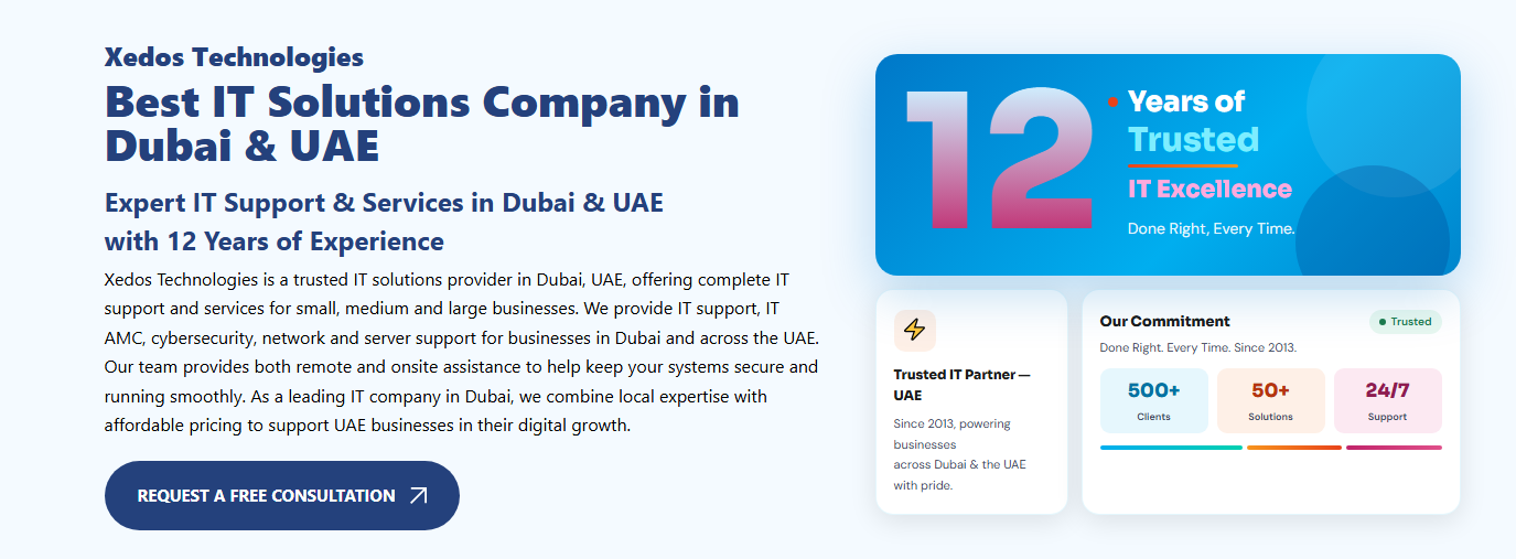 IT Support Companies in Dubai