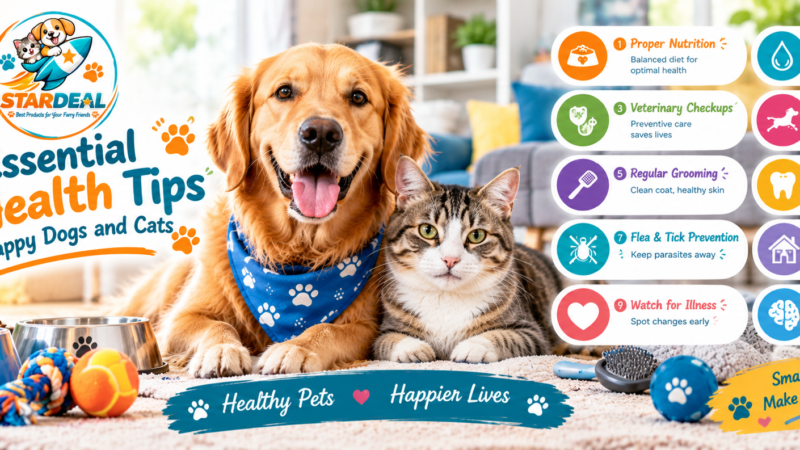 10 Essential Pet Health Tips for Dogs and Cats