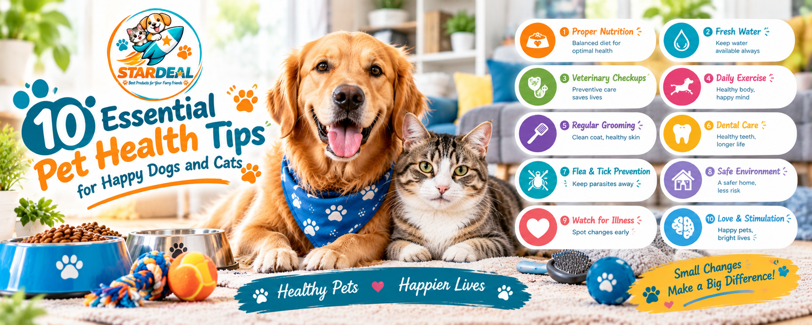 10 Essential Pet Health Tips for Dogs and Cats