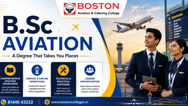 B.Sc Aviation Course in Tamil Nadu: Build Your Future in the Aviation Industry