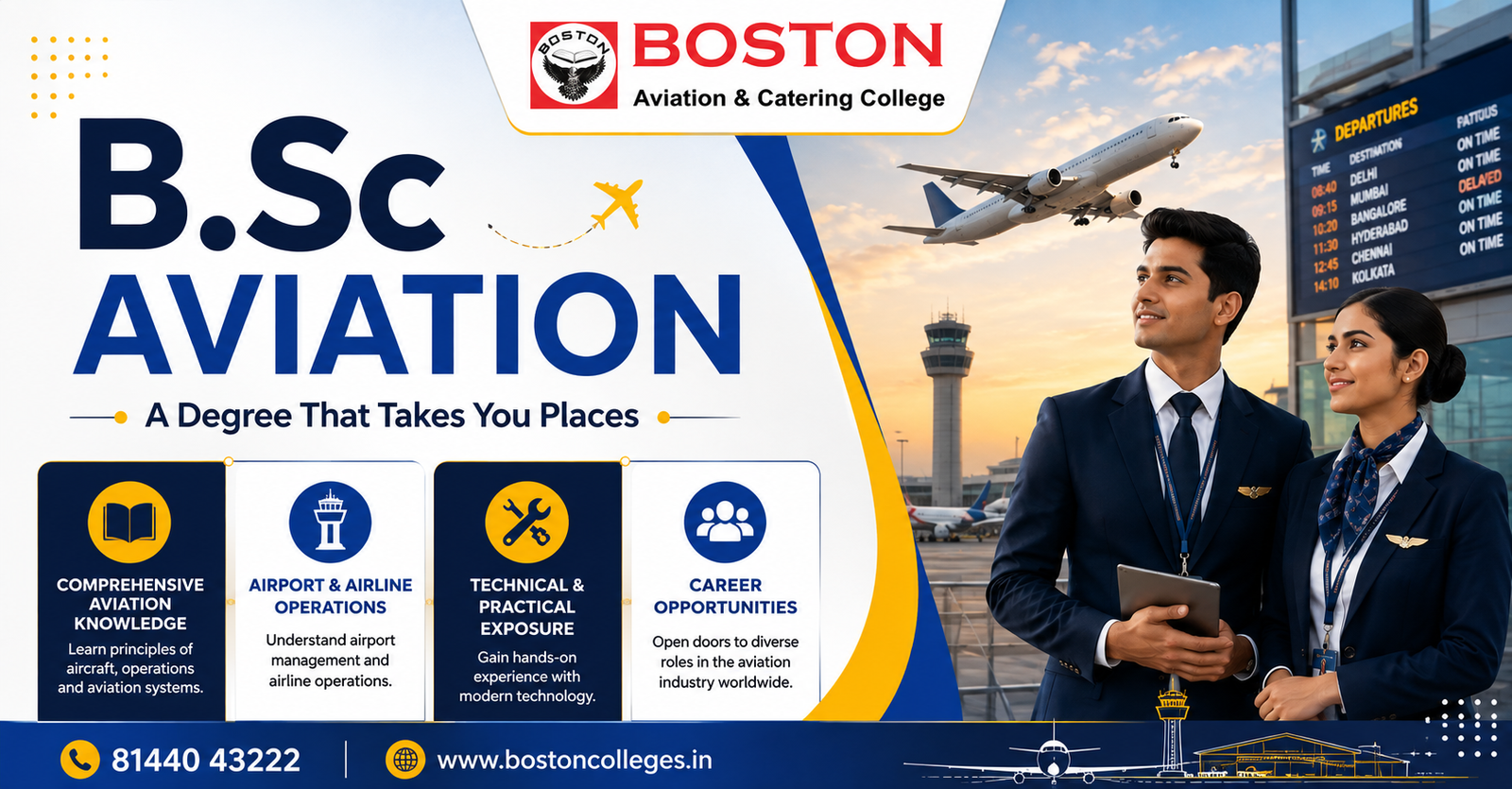 B.Sc Aviation Course in Tamil Nadu: Build Your Future in the Aviation Industry