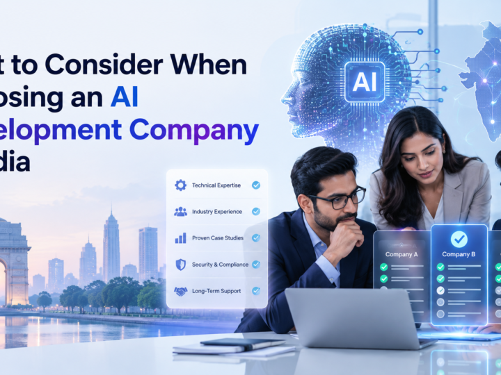What to Consider When Choosing an AI Development Company in India