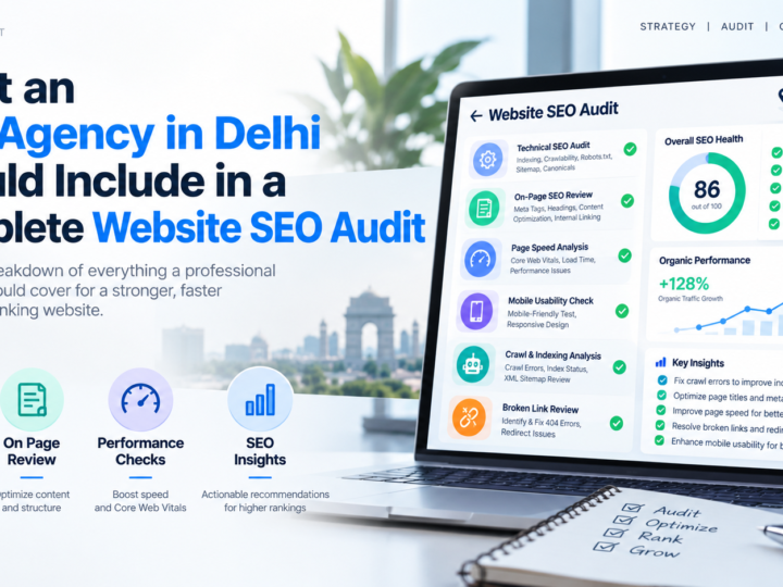 What an SEO Agency in Delhi Should Include in a Complete Website SEO Audit