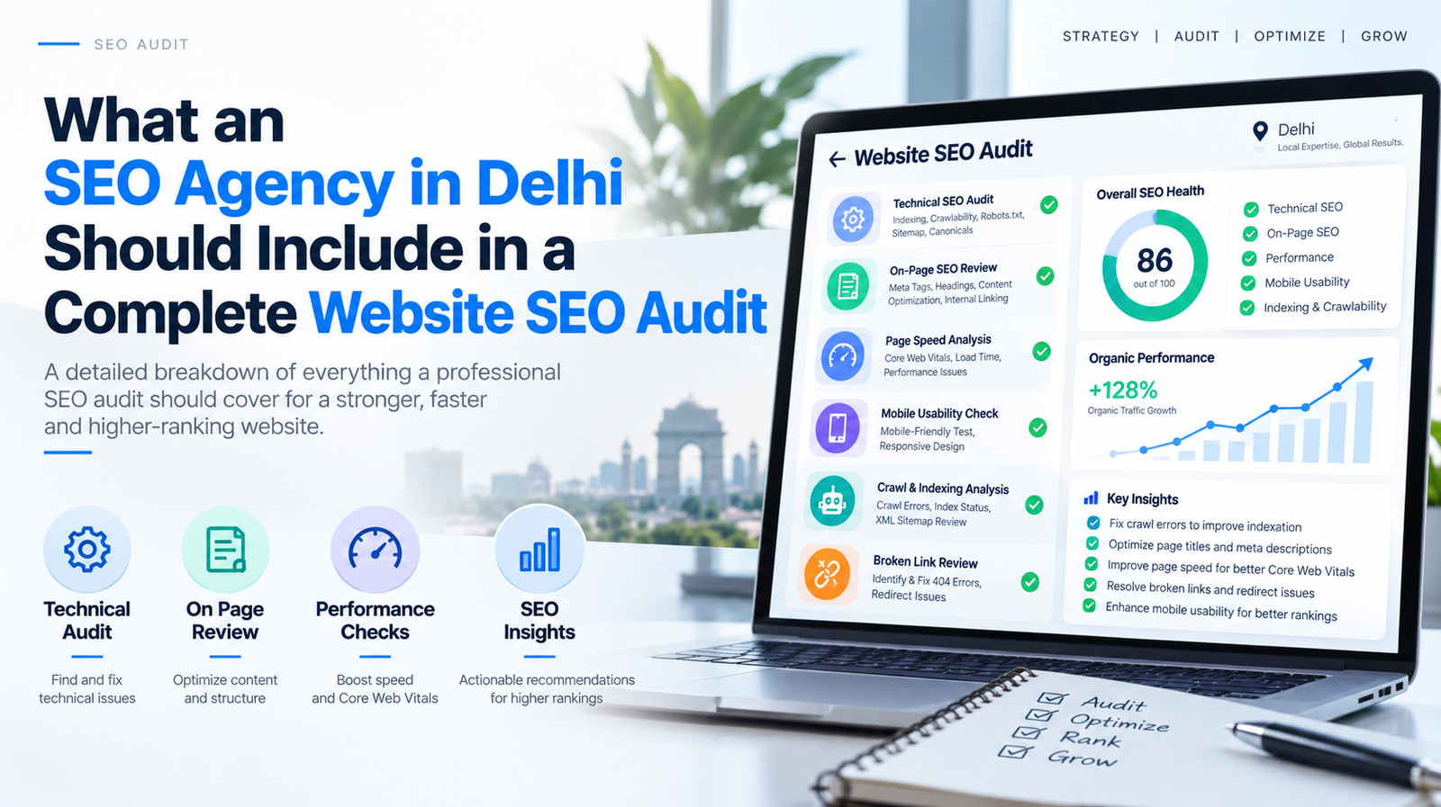 What an SEO Agency in Delhi Should Include in a Complete Website SEO Audit