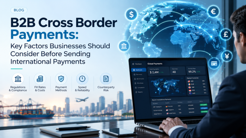 B2B Cross Border Payments: Key Factors Businesses Should Consider Before Sending International Payments