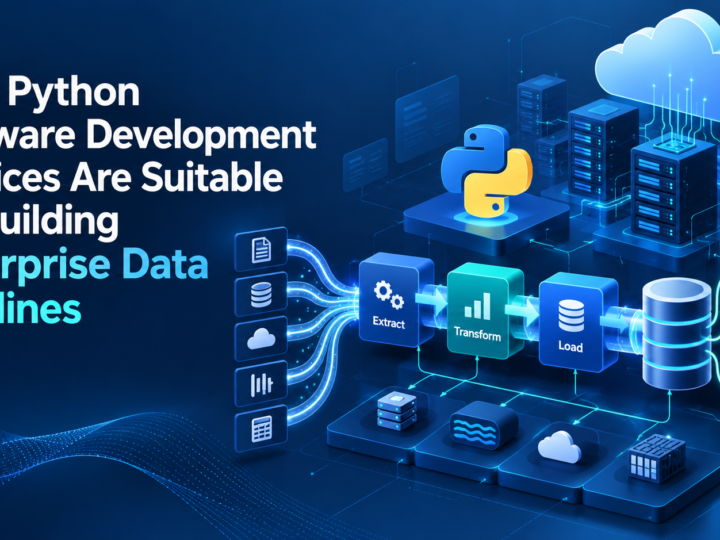 Why Python Software Development Services Are Suitable for Building Enterprise Data Pipelines
