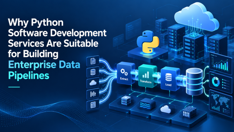Why Python Software Development Services Are Suitable for Building Enterprise Data Pipelines