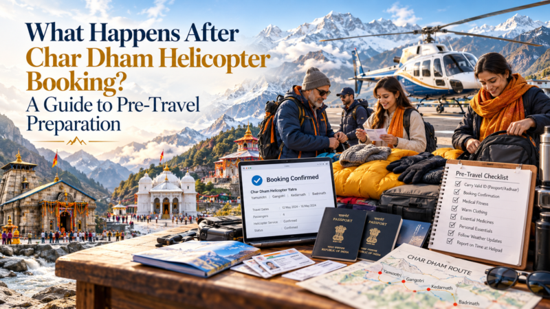 What Happens After Char Dham Helicopter Booking? A Guide to Pre-Travel Preparation
