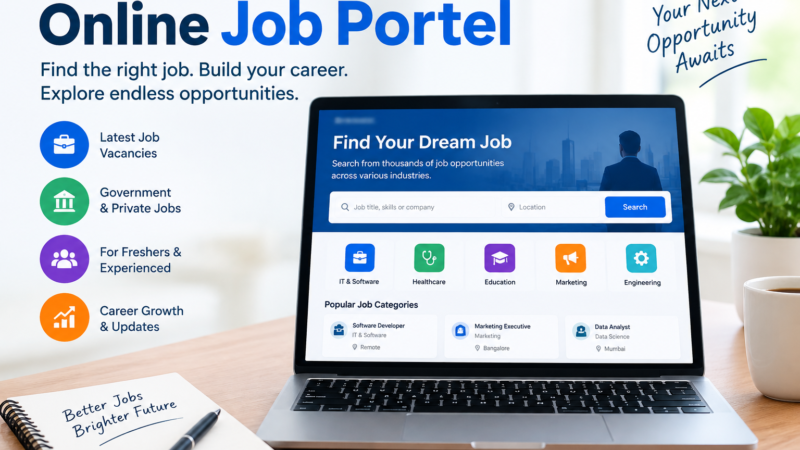 Online Job Portel: Your Guide to Finding Government and Private Jobs