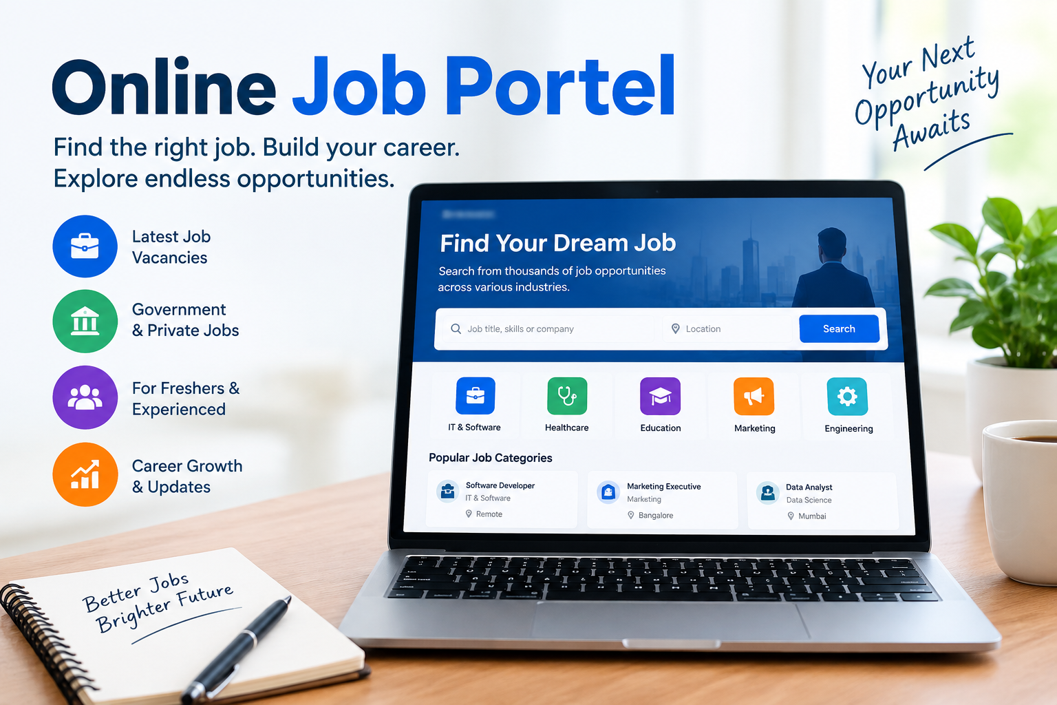 Online Job Portel: Your Guide to Finding Government and Private Jobs