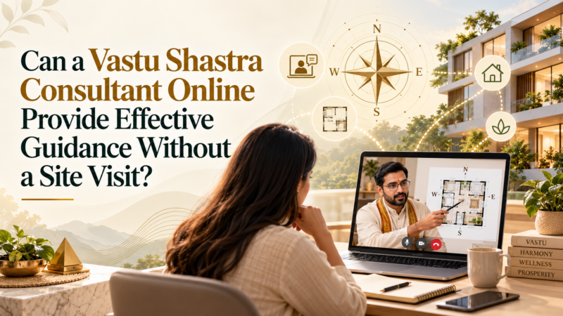 Can a Vastu Shastra Consultant Online Provide Effective Guidance Without a Site Visit?