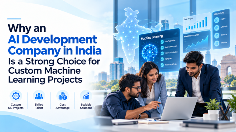 Why an AI Development Company in India Is a Strong Choice for Custom Machine Learning Projects
