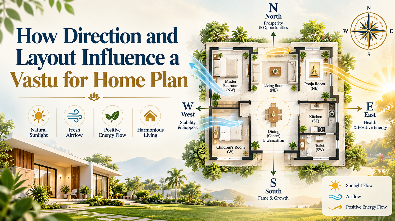 How Direction and Layout Influence a Vastu for Home Plan
