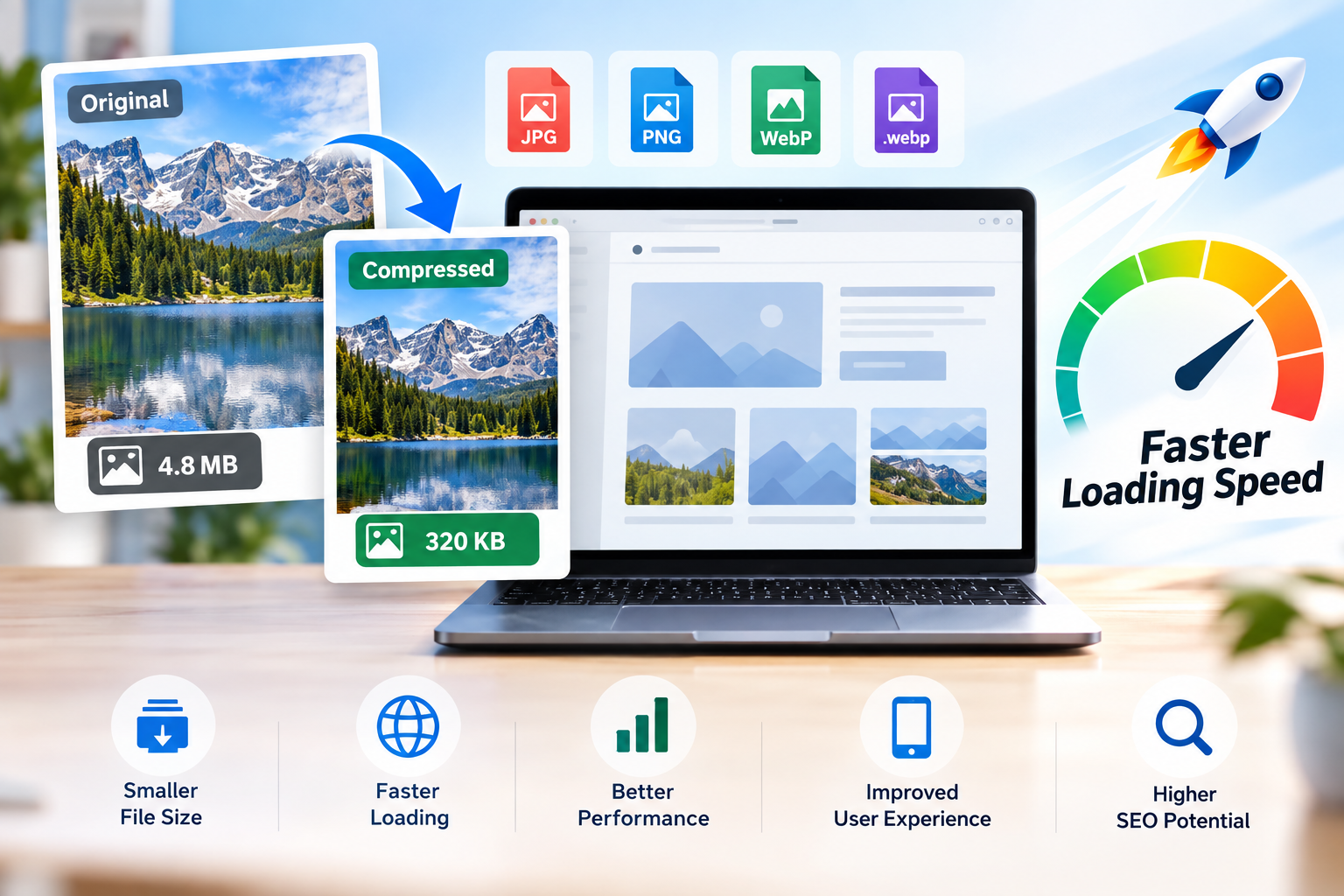 How Image Compression Improves Website Loading Speed