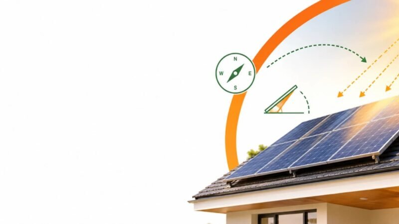 Why Panel Angle and Direction Matter for Maximum Sunlight in Home Solar Installation