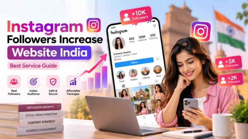 Instagram Followers Increase Website India: Best Service Guide 2026
