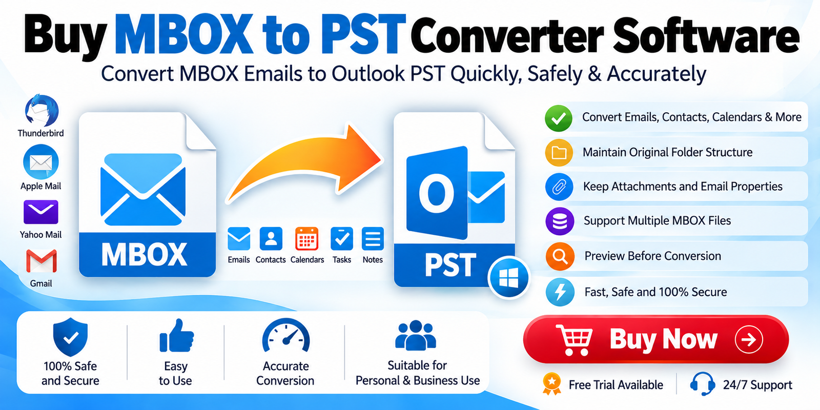MBOX to PST Converter for Windows: Complete Guide to Email Migration