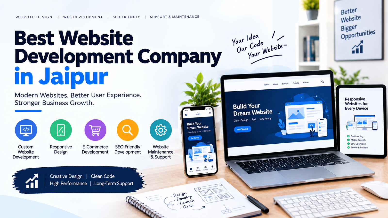 Best Website Development Company in Jaipur for Business Growth