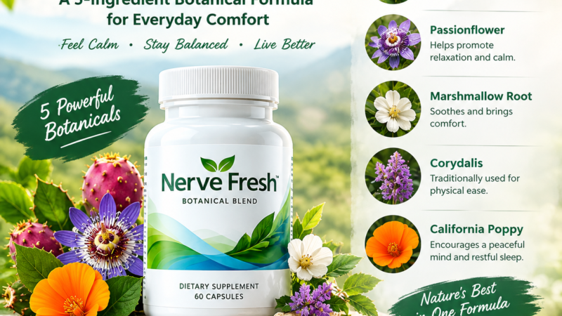 Nerve Fresh: Exploring Its 5-Ingredient Botanical Formula & Current Offer