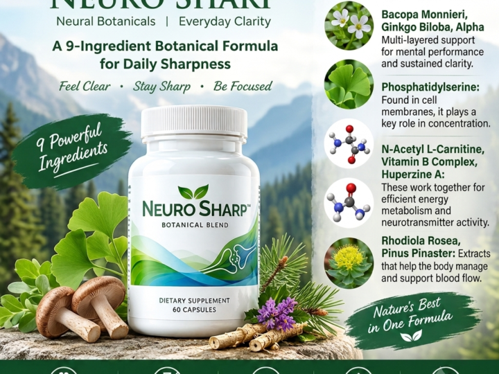 Neuro Sharp Formula Review: Daily Mind Focus, Botanical Blend & Offers
