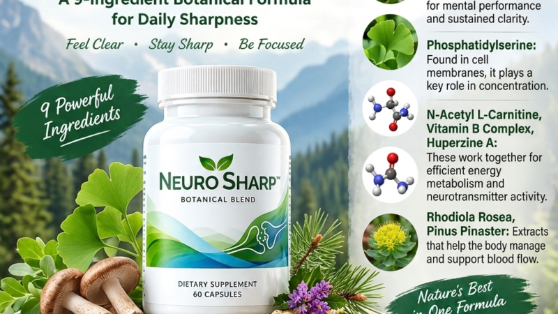 Neuro Sharp Formula Review: Daily Mind Focus, Botanical Blend & Offers