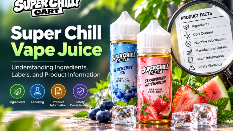 Super Chill Vape Juice: Understanding Ingredients, Labels, and Product Information