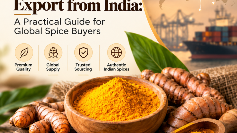 Turmeric Export from India: A Practical Guide for Global Spice Buyers