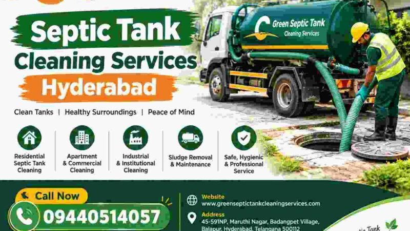 Septic Tank Cleaning Services Hyderabad