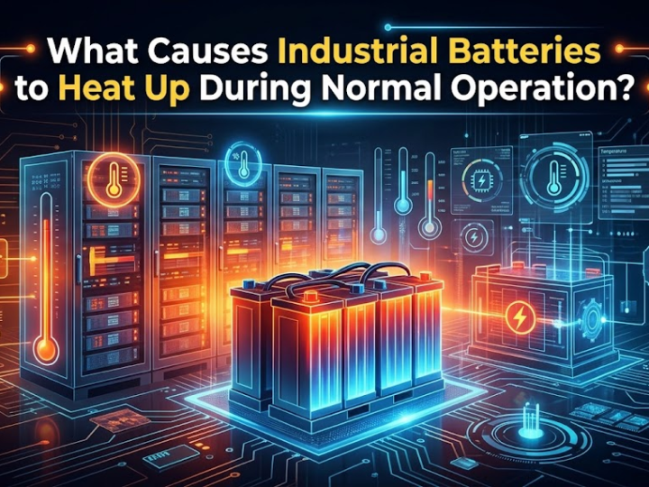 What Causes Industrial Batteries to Heat Up During Normal Operation?