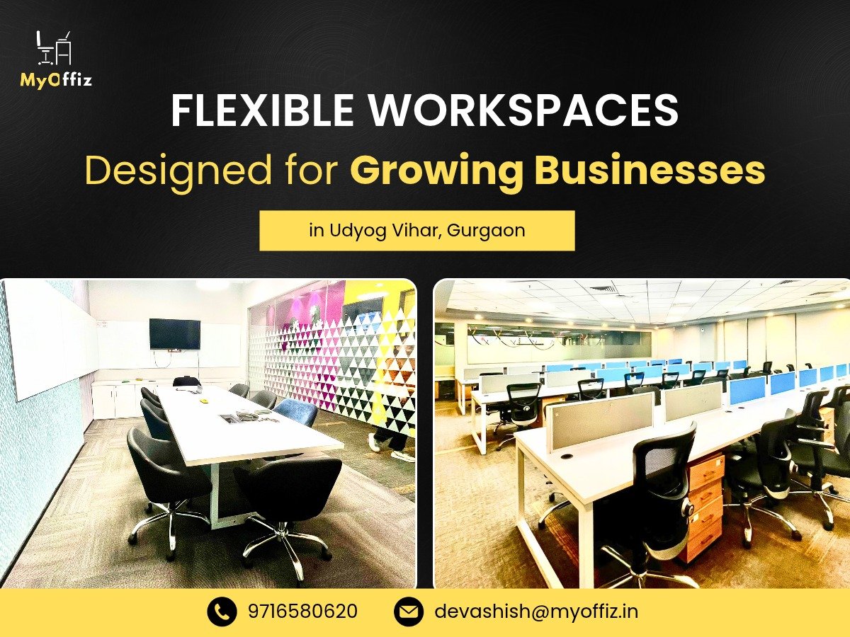 Shared Office Space in Gurgaon: Is It Better Than Renting Your Own Office in Udyog Vihar?