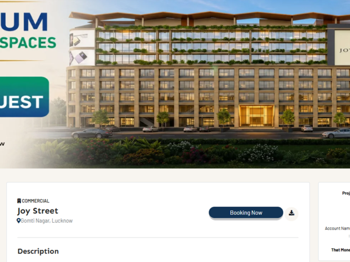 Joy Street Lucknow | Commercial Property Investment
