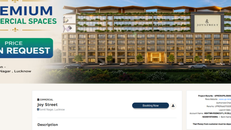 Joy Street Lucknow | Commercial Property Investment